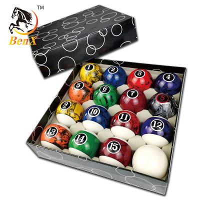 China High Quality Benxiao 3A PU Fantasy Billiard Pool Ball Pool Ball Special Colorful Special Grade for sale