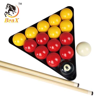 China Resin Yellow&Red Balls 50.8mm Grade B Benxiao billiard casino pool balls for sale