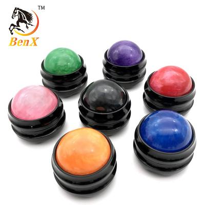 China Resin Benxiao Massage Rolling Ball Crystal Color Multicolor Balls Relax for sale