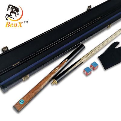 China Y-3 BENXIAO Billiard Solid Wood Cue Set With 3/4 Cue Box Style Solid Wood Billiard Cue for sale