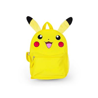 China Environmental Cute Cartoon Canvas Pokemon School Bag And School Bag Good Quality for sale