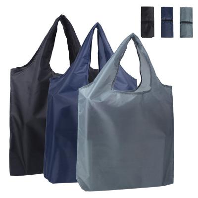 China Custom Logo Eco-Friendly Bag Eco-friendly Reusable Roll Blank Polyester Foldable Shopping Roll Up Grocery Bag Folding for sale