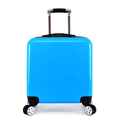 China 20/18 Inch Universal Travel Short 360 Degree Wheel Suitcase Distance Travel Trolley Case Luggage With Custom Made Printed for sale