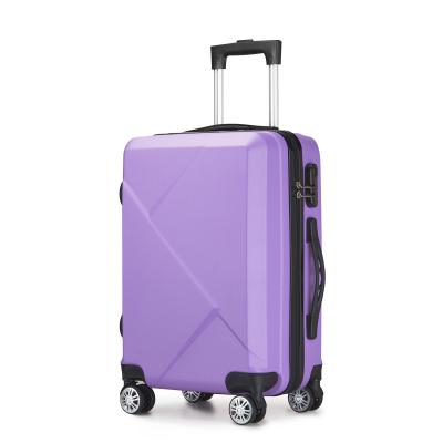 China Good Quality Bottom Material ABS Hard Shell Trolley Case For Travel Wheeled Airplane Travel Carry-on Luggage for sale