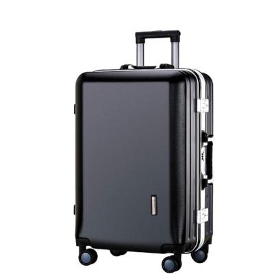 China Universal Trolley Bottom Suitcase ABS+PC Lock Combination Travel Travel Luggage Bottom Case With Spinner Wheel for sale