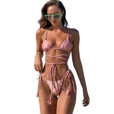 China Factory direct wholesale antibacterial bullets swimsuit girl bikini beach wear brand new swimwear for sale