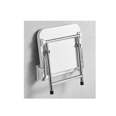 China Modern Made in China Top Quality Wall Mounted Shower Seat Wall Chair Modern White Folding Shower Seat for Seniors for sale