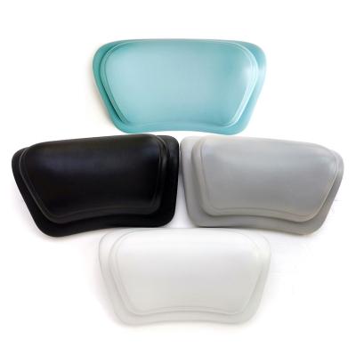 China Wholesale Viable 3d Bathroom Headrest Pillow Bathtub PU Pillow Non-slip Spa Bath Pillow for sale