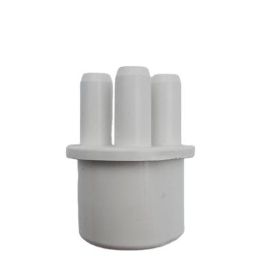 China Intake Manifold 4 Holes Wholesale PVC Air Fittings Pipe Pneumatic System Straight Round PVC Bath Fittings for sale