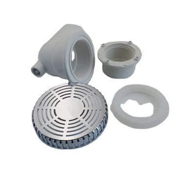 China Professional Cheap Spa Accessories PVC ABS Pond Suction Tub Water Return Water Return White Spa Suction for sale