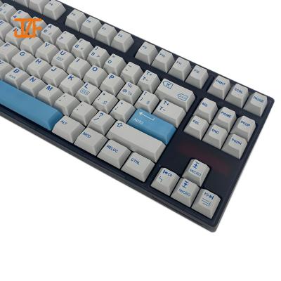 China Gaming/Office/Household Personalized Custom Dye Sublimation Mechanical Keyboard Resin Anime Doubleshot Pbt Keycaps 87 Keys Set for sale