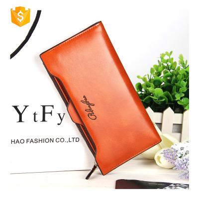 China RFID Ladies Clip Card Fashionable Colorful Cash Holder Large Capacity Ladies Grab Wallet Women Zipper Latch Wallet for sale