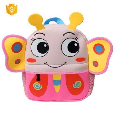 China Guangzhou Factory Wholesale Waterproof 100% Polyester Animal Printed Kids Backpack Children Student School Bag For Girls for sale