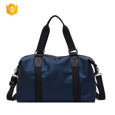 China Multifunctional Goal Guangzhou Factory Wholesale Custom Design Polyester 100% Gray Sports Gym Bag Black Waterproof for sale