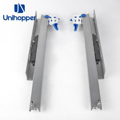 China Unihopper factory3D contemporary fit full extension push to open hidden slide for sale