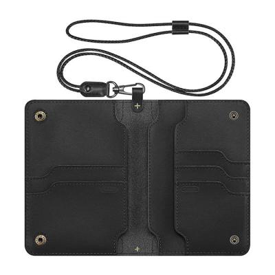 China Fashion Factory Customized Case Leather Travel Passport Passport Card Package Storage RFID Leather Case Simple Wallet Wholesale for sale