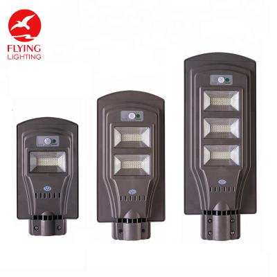 China Road robbery lighting outdoor aluminum ip65 warranty waterproof 20w 40w 60w 2 year all in one solar led street light for sale