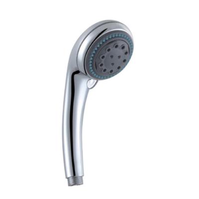 China No Turnout ABS Chrome Bathroom Bath Massage Spray Nozzle 3 Functions Spring Single Hand Shower Head for sale