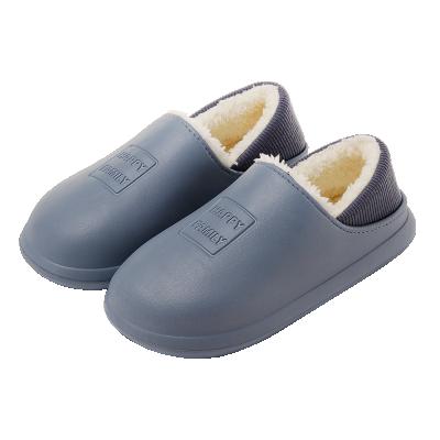 China Fashion Black Friday trend 2022 hot sale plush indoor warm slippers waterproof non-slip home slippers wholesale fur slips slippers for sale