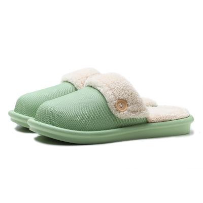 China Hot fashion TIK-TOK trend-selling light and fashionable waterproof EVA cotton slippers and warm plush icotton slippers for sale