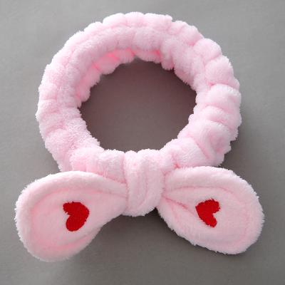 China 2019 new Korean hair belt women's makeup face washing creative love heart-shaped headband SL-F16 wholesale for sale