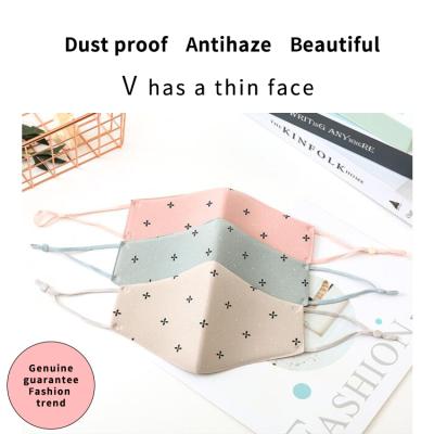 China 2019 Star dustproof Korean version, super elastic cloth sponge, dustproof, sunscreen, breathable and cleanable mask for sale