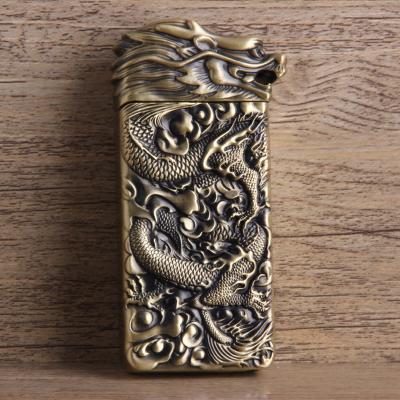 China Yanzhen Wholesale 804 Fashion Men's Arc Metal Electronic Single Lighters for sale