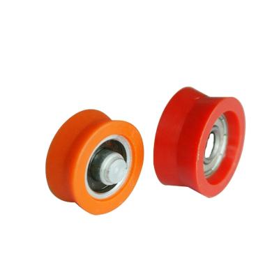 China Smooth Rolling Plastic Wheels Small Ball Bearing Pulley Wheel For Sale For Sliding Door And Window Pulley for sale