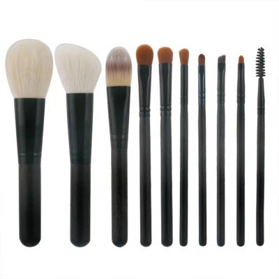 China High Quality Spot Brush 10 Pcs Shopify Sale Custom High Quality Goat Hair Makeup Brush Set Pro for sale