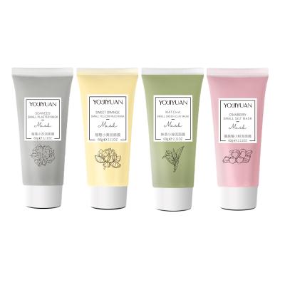 China Anti Wrinkle OEM Green Tea Natural Organic Cleansing Mask Moisturizing Mud Face Mask Face And Body Anti Aging Mask for sale