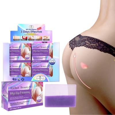 China Whitening Wholesale 100g High Quality Increase Elastic Hip Hip Up Firming Tightening Handmade Soap for sale