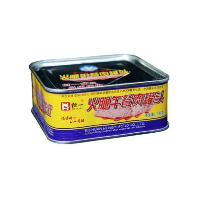 China Manufacturers Wholesale Canned Food Canned Meat 340g Canned Ham Luncheon Meat for sale