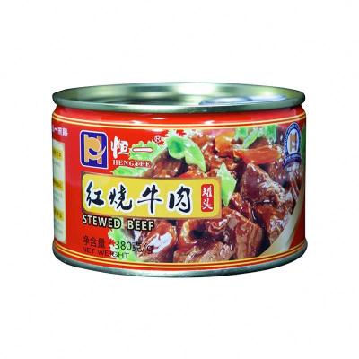 China Canned Food Canned Meat 380g Canned Canned Beef Cooked for sale