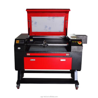 China Laser CUTTING Cheap Price CO2 60w 80w 100w Mini Small Desktop Rubber Stamp Dog Tag Laser Cutting Engraving Machine for sale