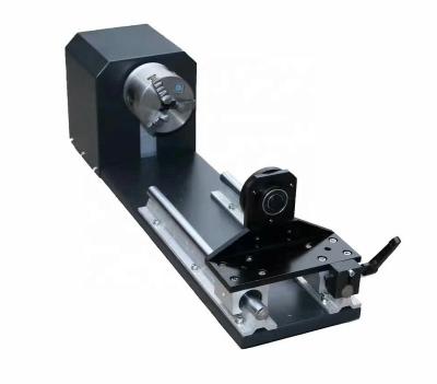 China Chuck Type Rotating Rollers Laser Engraving Rotary Device Used For Laser Engraving Glass Engraver Rotary Clamp To Engrave On Bottle for sale