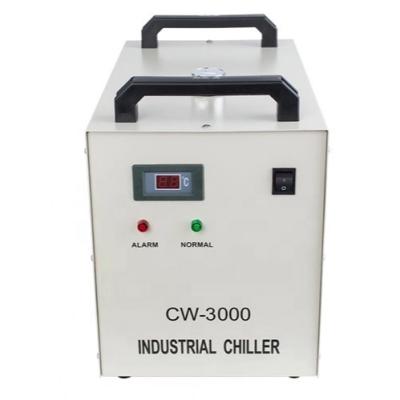 China Laser Engraving Mini Water Chiller System Cooling Laser Tubes CO2 Laser Machine Parts Low Price CW3000 for sale