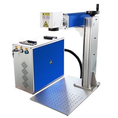 China Laser Engraving 2.5D Fiber Laser Engraving Machine Jewelry Laser Engraver Cutter with EZCAD3.0 Software for Gold Silver Necklace Brass Rings for sale