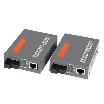 China Telecommunication 10/100/1000Mbps Media Converter 1RJ45 Ethernet Fiber Optic Media Converter for sale