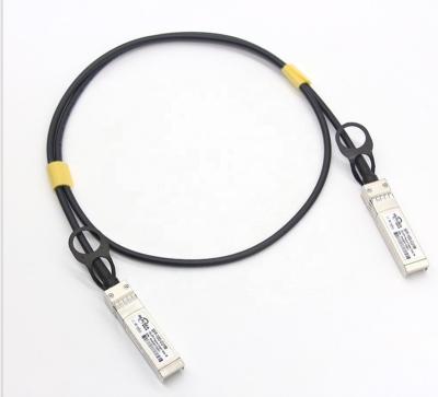 China Telecom Communication 10G Copper SFP28 DAC Direct Attach Passive Cables 1M Copper 10G SFP+ 1M Passive Direct Attach AWG30 Cable for sale