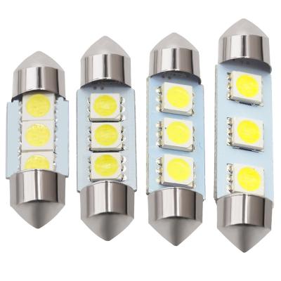 China 1x C5W Car Led Strobe Light Marker Lights 3Smd 5050 31mm Interior License Plate Trunk Lamp Festoon Dome Door Reading 36 41 39 Lights Turn Signal Bulb for sale