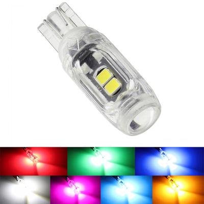 China New T10 LED W5W License Plate Lights Super Bright Polarity Free Plastic Protect Smd Car Door License Plate Wedge Lamp 12V Interior Light Read White for sale