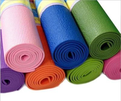 China Bodybuilding Health Lose Weight Yoga Pilates Mat waterproof PVC foam for sale