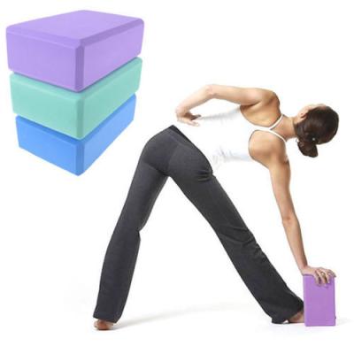 China Professional EVA Foam Yoga Block Blue Exercise Accessories 3