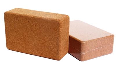 China Custom Printing Natural Cork EVA Foam Blocks / Pilates Foam Block for sale