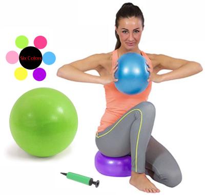 China Gym 75cm Exercise Ball Fitness Aerobic Yoga Core Balance Stability Ball Dual Action Pump for sale