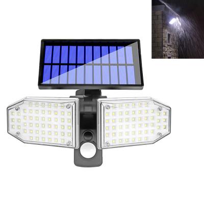 China ROAD All-in-one Split Connection Solar Wall Light Induction Double Head Rotatable Courtyard Garage Solar Street Light for sale