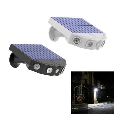 China Garden New Upgraded Solar Monitoring Lamp Outdoor Home Yard Lawn Garden Wall Lamp Sensor Solar Street Lamp for sale