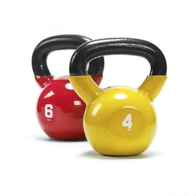 China Universal Gym Hot Selling Vinyl Coated Kettlebell For Core And Strength Weightlifting Cure Training for sale