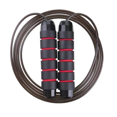 China Factory Wholesale Plastic Adjustable PVC Weighted Jump Rope For Men Women And Kids Fitness Workout for sale