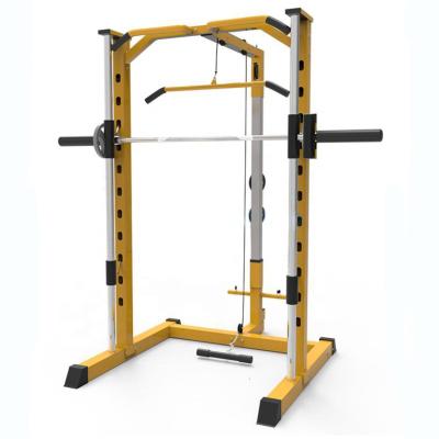 China HOT SALE Universal Chin Up Pull Up Workout Durable Power Cage Stand Squat Station Hardwire Smith Machine Home Gym Fitness Pull Up Equipment for sale